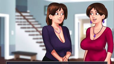 Summertime Saga -  My Stepmom and her best friend have a threesome - 5 image