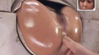 Just Holes: Japanese Women Stuck in the Wall and Fucked in the Ass - 4 image