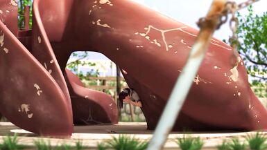 Schoolgirl Stuck in the Park is Fucked - 3D Hentai