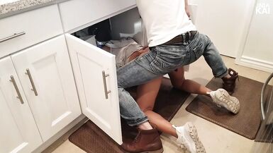 Little Asian Stepsis Gets Stuck and Fucked - 4 image