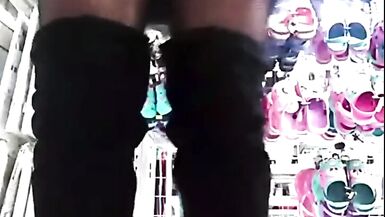 Woman Masturbating in Clothing Store right next to Strangers - 3 image