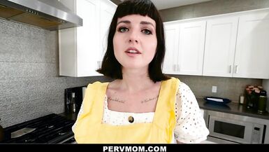 Stepmom Gives Son A Farewell Blowjob - 2 image
