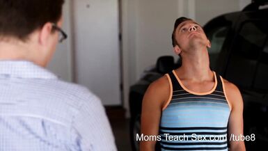 Moms Teach Sex - Mom teaches sons girlfriend how to fuck - 1 image