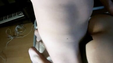 Fucked Hard his Stepmother Stretching her Ass with Tape - 5 image