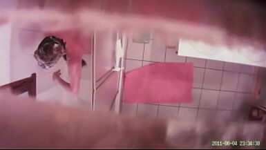 Spying On Hairy Mature In Shower Hidden Cam
