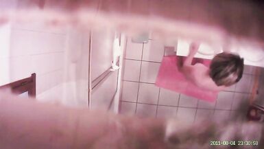 Spying On Hairy Mature In Shower Hidden Cam - 2 image