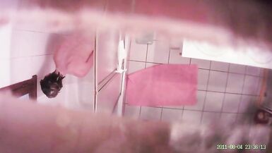 Spying On Hairy Mature In Shower Hidden Cam - 4 image