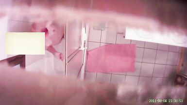 Spying On Hairy Mature In Shower Hidden Cam - 5 image