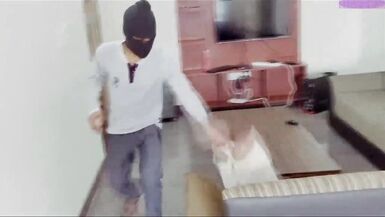 Burglar Fucked a Chubby Housewife In Tight Wet Pussy.