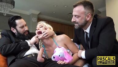 Busty milf gets dominated and contorted