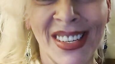 pov surprise blowjob thick pawg blonde big tit mature milf gilf - 1 image