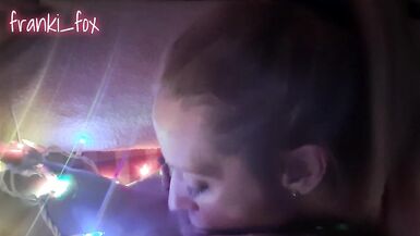 Tis the Season for Oral Cream Pies! FrankiFox Swallows a Load - 13 image