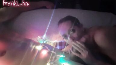 Tis the Season for Oral Cream Pies! FrankiFox Swallows a Load - 5 image