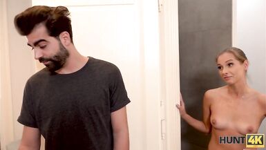 HUNT4K. Babe Didnt Expect BF would Sell her Cunt to the Stranger - 2 image