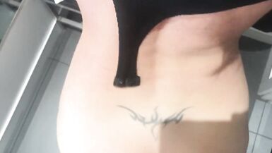 Risky Sex in the Fitting Room with a Sales Assistant. - 12 image