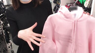 Risky Sex in the Fitting Room with a Sales Assistant. - 2 image