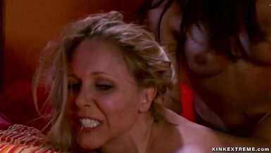 Stepdaughter whips big boobs stepmom