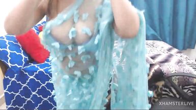 Oh mona blue saree - 4 image