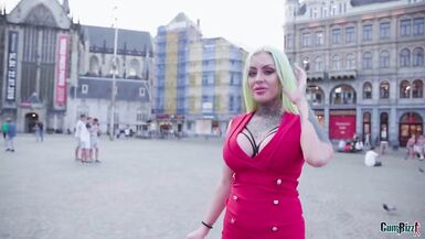 Big titted Milf tourist lost in Amsterdam - 3 image