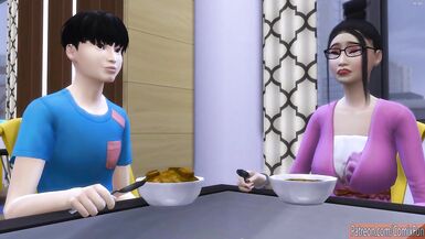 hijastro folla madre coreana madre asiática comparte la misma cama con su hijastro en la habitación del hotel película coreana escena de sexo madre asiática - 2 image