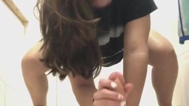 Hot Young MILF Dildo In The Bathroom - AnyNudes - 1 image