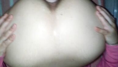 bbw milf slow anal sex and gaping asshole