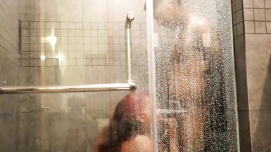 Sheron&Don Bathroom Romantic Fuck and Blowjob - 2 image