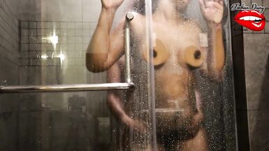 Sheron&Don Bathroom Romantic Fuck and Blowjob - 4 image