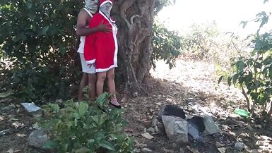 ever best merry christmas Santa Claus fuck me in forest - 2 image