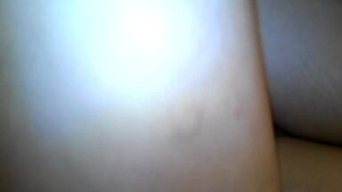 Husband still fucking my used pussy. Bull cum all over his c - 1 image