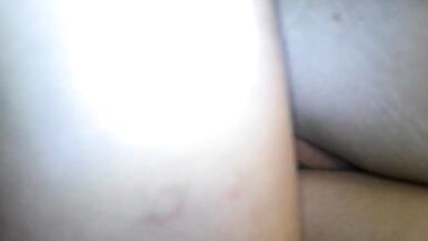 Husband still fucking my used pussy. Bull cum all over his c - 5 image