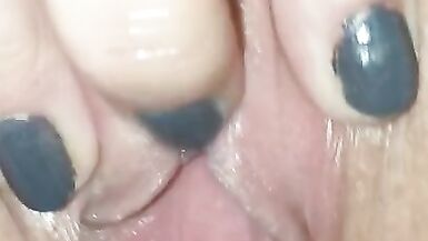 Miss Anyia squirts all over my cock