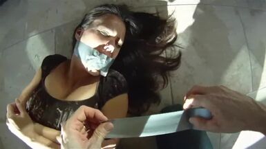 Home invasion and sock gagged for being a bitch!