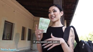 Public Agent Japanese beauty Rae Lil Black fucks for cash - 5 image
