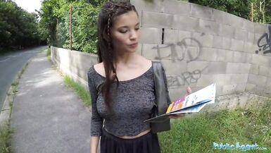 Public Agent Lost Tourist Fucked outside under a Bridge - 3 image