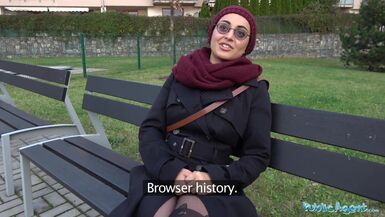 Public Agent Afghan beauty pays to fuck a big cock - 1 image