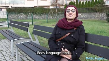 Public Agent Afghan beauty pays to fuck a big cock