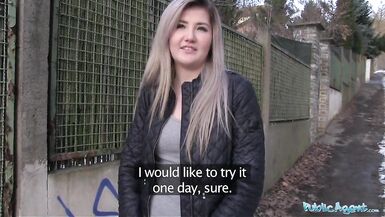 Public Agent Cute Russian loves sex for cash - 2 image