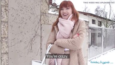 Public Agent German redhead Anny Aurora loves cock - 2 image