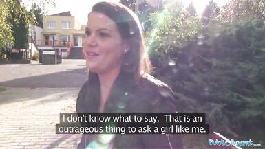 Public Agent Sexy student creampied outdoors - 4 image