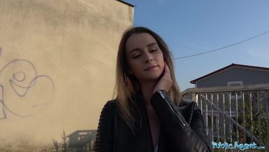 Public Agent She is pantyless and gets fucked hard - 1 image
