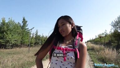 Public Agent Roadside blowjob and fuck with tight pussy - 3 image