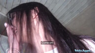 Public Agent Hot Czech body fucked under public bridge