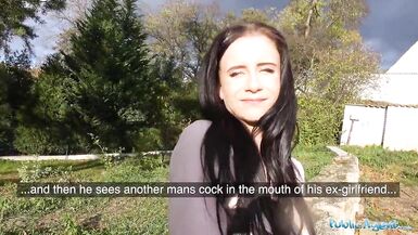 Public Agent Sexy brunette lady fucks and sucks - 2 image