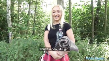 Public Agent British Blonde Amber Deen first outdoor sex - 2 image