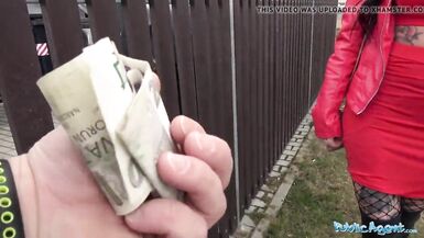 Public Agent Big Tits and tattoos fucked outside - 3 image