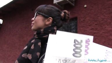 Public Agent Ejaculating in a Russian Babes Pussy