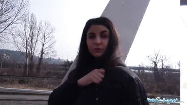 Public Agent Hot creampie climax after outdoor steamy sex - 2 image