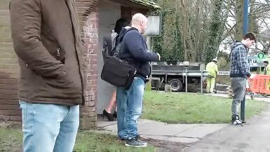 Ultra Sexy Jasmine Jae Pissing in Public - 2 image