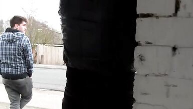 Ultra Sexy Jasmine Jae Pissing in Public - 4 image